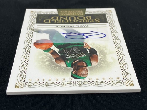 2010-11 Panini National Treasures Springfield Bound #5 Paul Pierce Auto 19/25 - Picture 5 of 6