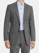 Theory Men s Structured Blazer in Marled Stretch Wool 36R Slim Fit