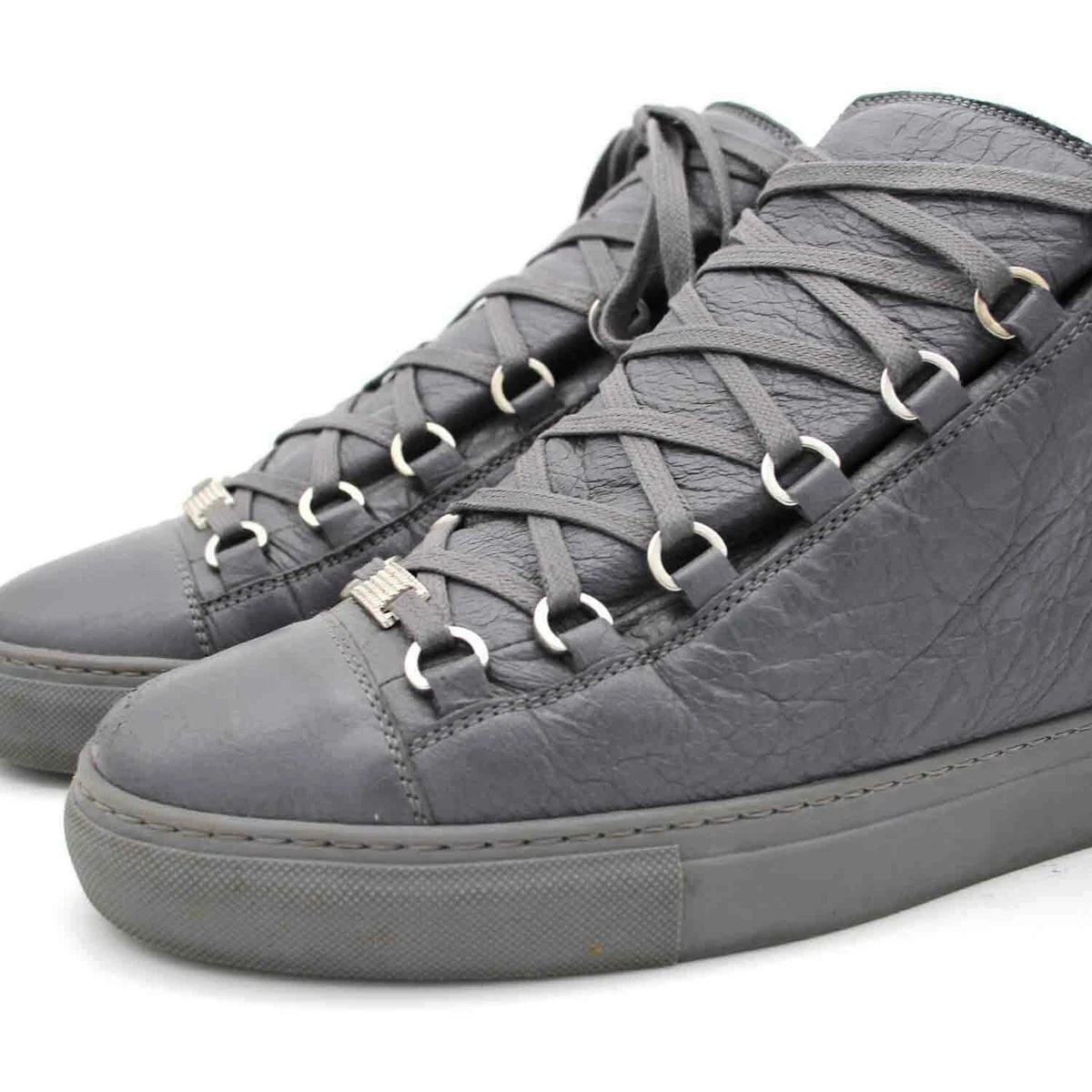 Balenciaga Arena High White Gray Mens Size 41 With Box eBay #11 Balenciaga Arena High White Gray Mens Size 41 With Box eBay