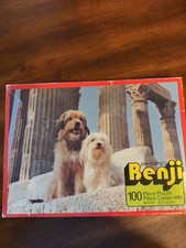 Vintage 1976 Benji 100 piece puzzle by House of Games. Complete