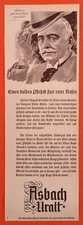 10. Asbach Uralt Brandwein Werbeanzeige Werbung Reklame 1958
