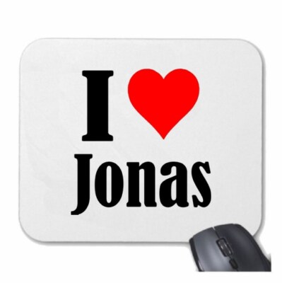 MOUSEPAD Mauspad I Love Jonas Ich Liebe Jonas