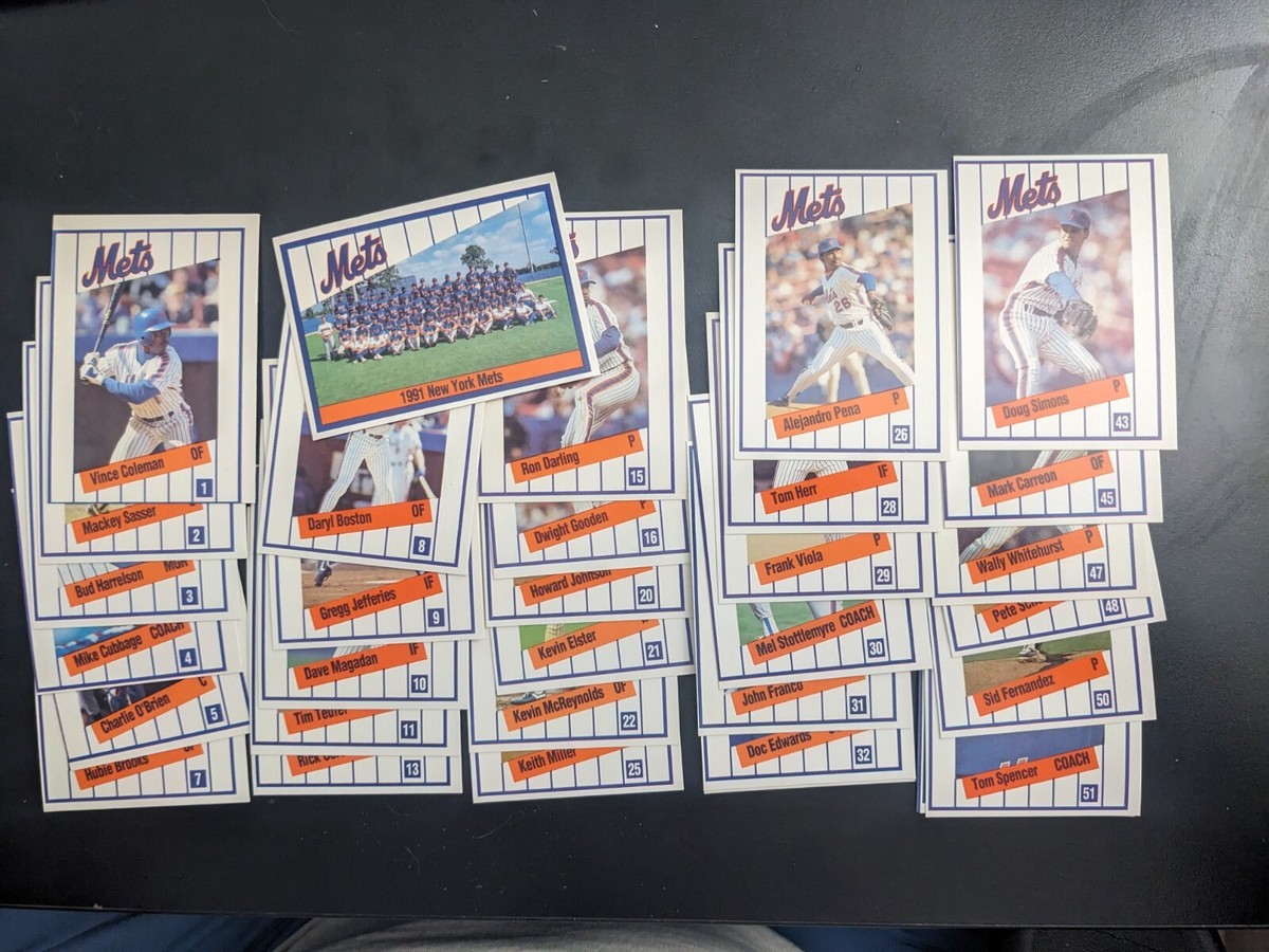 1991 Kahn's New York Mets - You Pick 1! - Dwight Gooden, Darling, Harrleson, etc