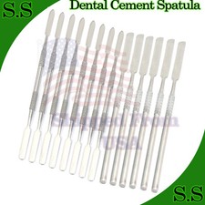 RESTORATIVE DENTAL CEMENT SPATULA 8 DOUBLE ENDED  6 SINGLE ENDED PREMIUM