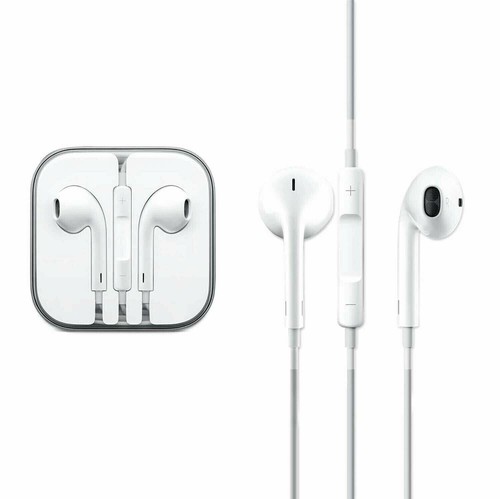 Originali Apple EarPods per iPhone 3,5 mm con telecomando e  microfono-bianco | eBay