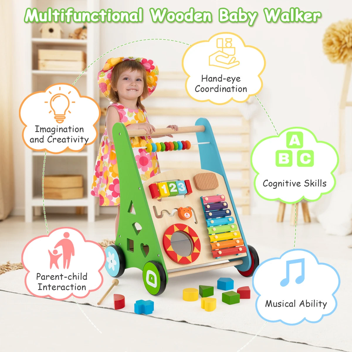 Stand still cheap baby walker