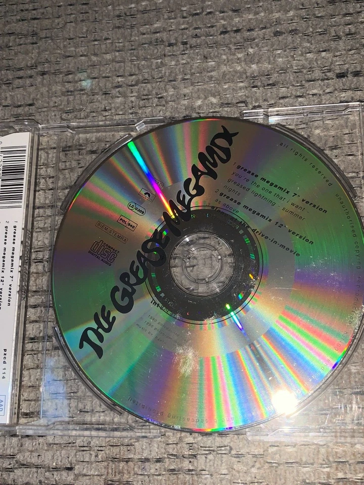 JOHN TRAVOLTA & OLIVIA NEWTON-JOHN - The Grease Megamix - CD Single - UK USED — 第 3/3 张图片