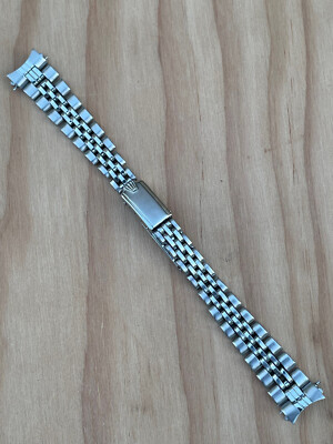 Vintage 1969 Rolex Jubilee Watch Bracelet 6251D 13mm with 68 End Links