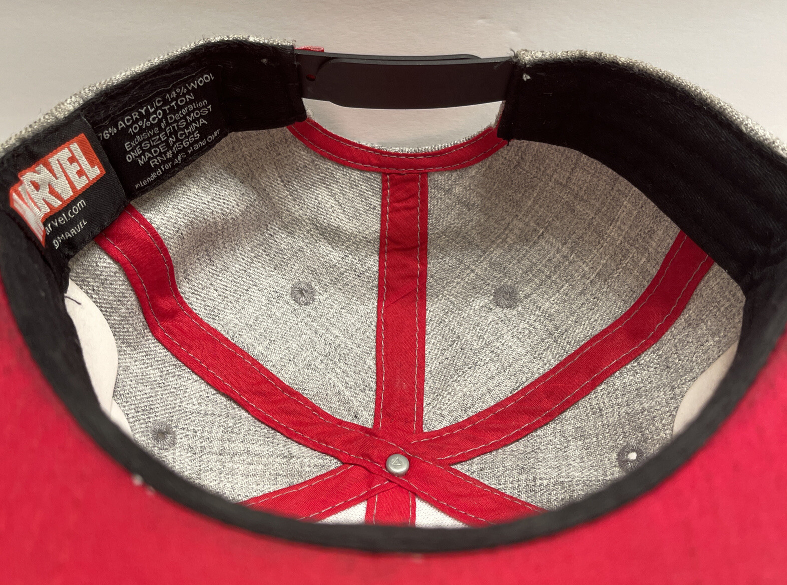 Marvel Deadpool Adjustable Original Snapback Hat … - image 4