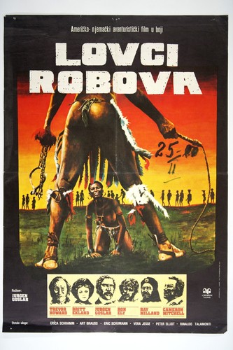 SLAVERS / DIE SKLAVENJÄGER 27x19 Original exYU movie poster 1977 JÜRGEN GOSLAR
