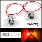 2 pk Tecniq Red/Amber Trailer Fender marker lights LED USA S90 Submersible