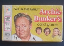 All in the Family Game 1972 Archie Bunker Card Game NOT COMPLETE Milton Bradley