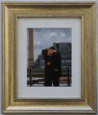 Long Time Gone by Jack Vettriano Framed & Mounted Art Print Gold