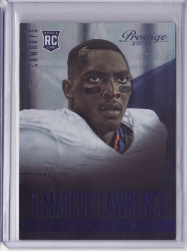 2014 Prestige Extra Points Blue #277 DeMarcus Lawrence - Flat S/H