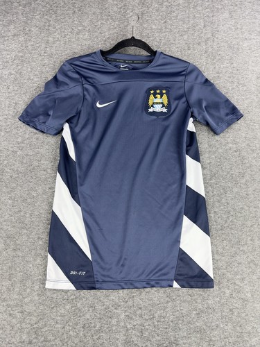 Manchester City Nike Fußball Trikot Herren S blau 2013-14 Performance Training - Bild 1 von 9