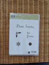 Stampin' Up Dear Santa Stamp Set 123834 - Complete Set of 5 - Retired