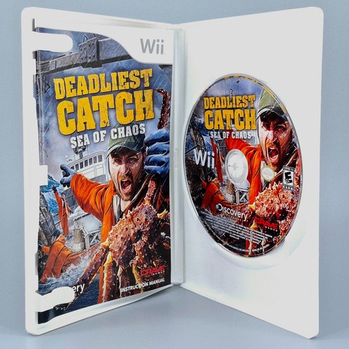 Deadliest Catch: Sea of Chaos (Nintendo Wii, 2010) Complete with Manual Tested - Picture 3 of 6