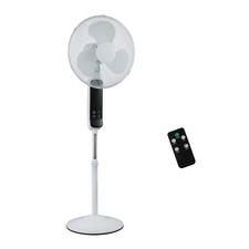 16" ELECTRIC OSCILLATING PEDESTAL AIR COOLING FAN WITH REMOTE CONTROL STANDING