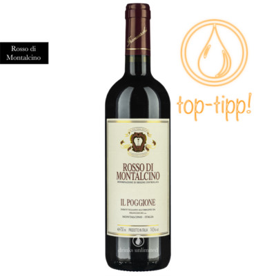 Rosso di Montalcino 2022 Il Poggione 14% 0,75l DOC Toskana Italien