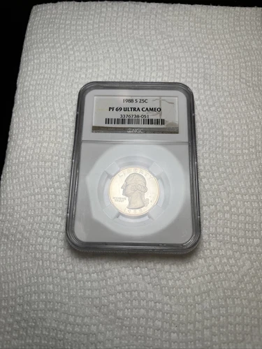 1988 S Washington Quarter PF69 Ultra Cameo NGC Certified