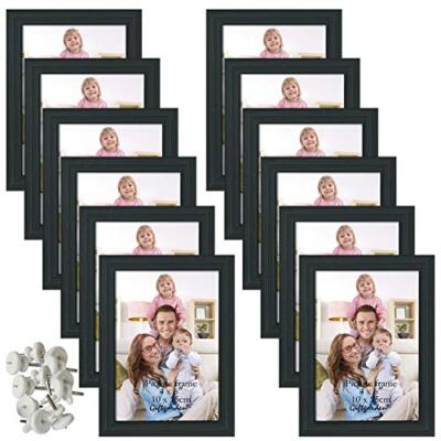 Giftgarden 4x6 Picture Frame Black Photo Frames Bulk  Assorted Sizes , Colors 