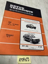 Revue technique Renault R30