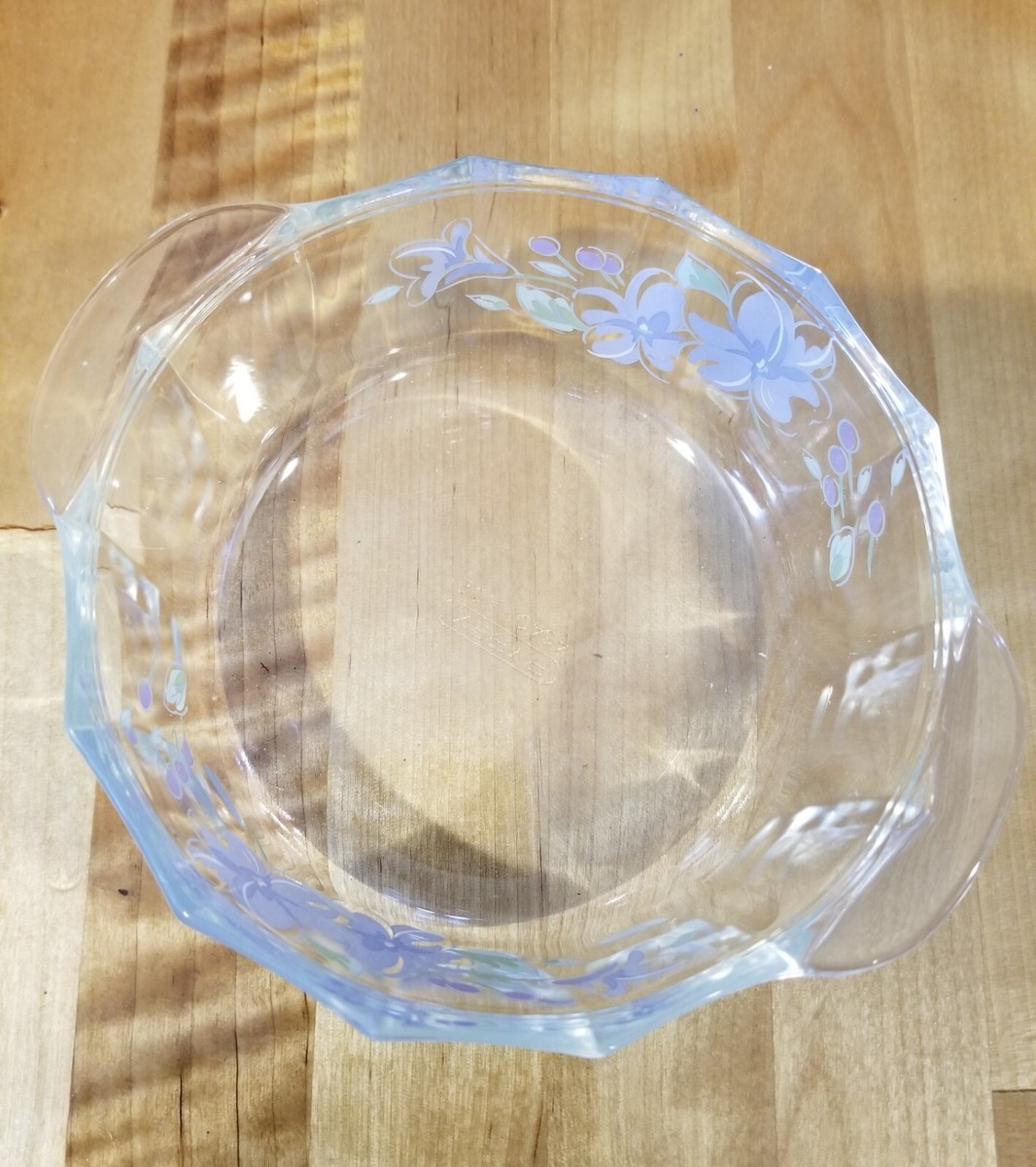 Old Pyrex Floral Bowl Iwaki Glass #4640 A02 NO LID | eBay