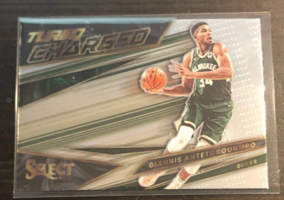 2022-23 Panini Select GIANNIS ANTETOKOUNMPO Turbo Charged Insert #10 Bucks