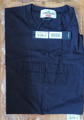 Stone Island blue Embroidered Logo T-Shirt