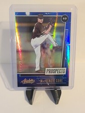 2021 Absolute PROSPECTS P-3 MacKenzie Gore #'D /149 SPECTRUM BLUE 