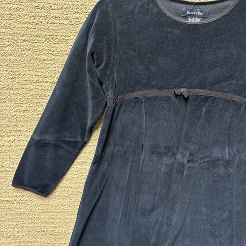 The Eagles Eye Girls Dress Sz 14/16 Black Velvet Witchy Whimsigoth Gothcore - Picture 7 of 11