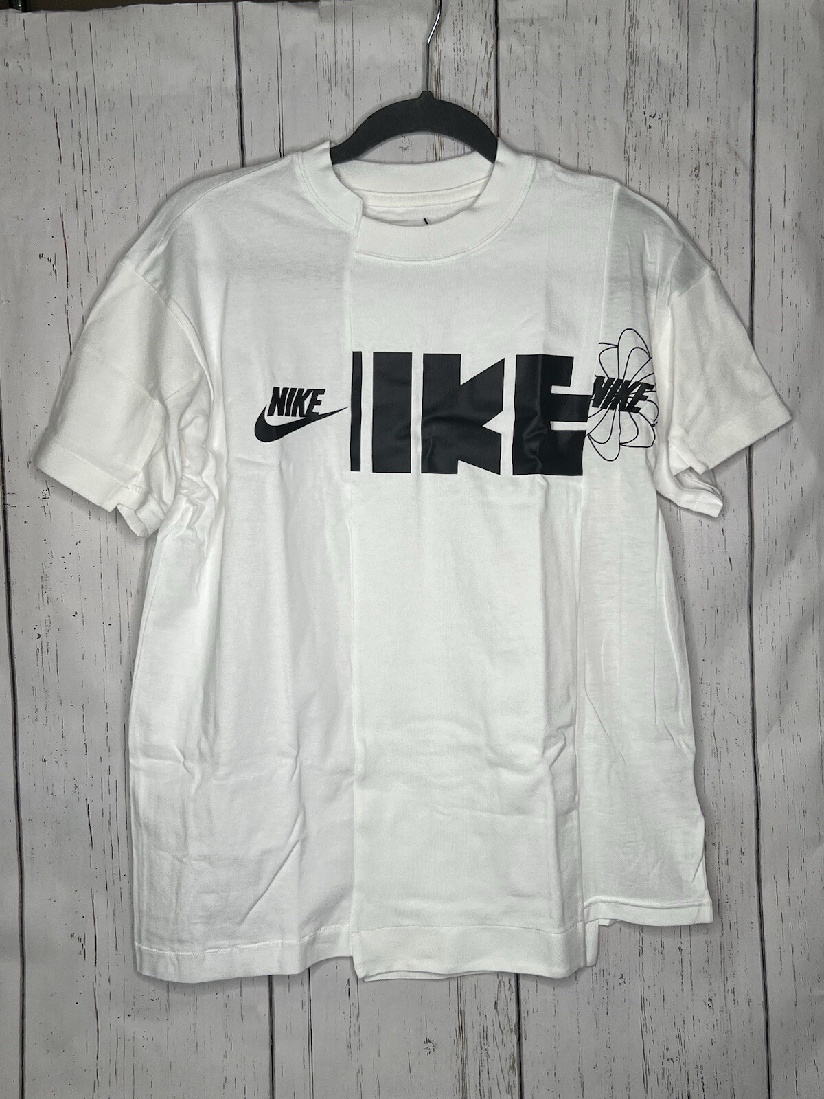 SACAI X NIKE Taglia XS Nike x Sacai T shirt donna ibrida manica corta bianca CD6311 100