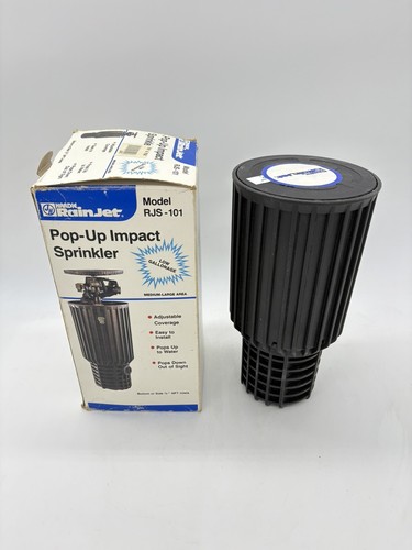 Vintage Hardie Rain Jet RJS-101 Pop-Up Impact Sprinkler New, Open Box - Picture 3 of 5