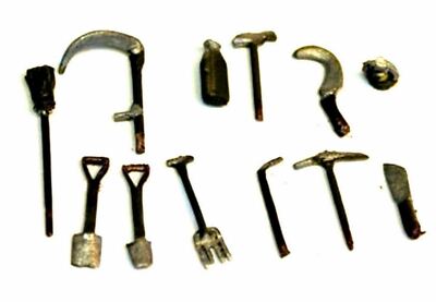 Agricultural Tools Equipment F282 UNPAINTED OO Scale Langley Models Kit 1/76