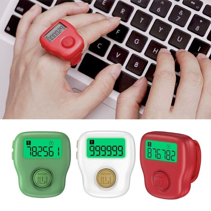 Electronic Finger Counter Finger Counter Electronic Counter Clicker Led  Electronic Finger Counter Electronic Finger Counter LED Electronic Digital