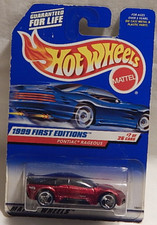 Pontiac Rageous Hot Wheels First Editions 1999-675 Retired 2009