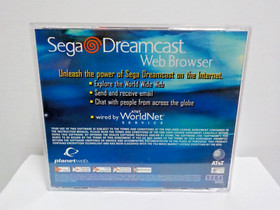 C0705 Sega Dreamcast "Web Browser 1.0 & 2.0 (Case)" Video Game Disc Lot