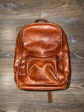 Fossil estate brown/cognac leather backpack