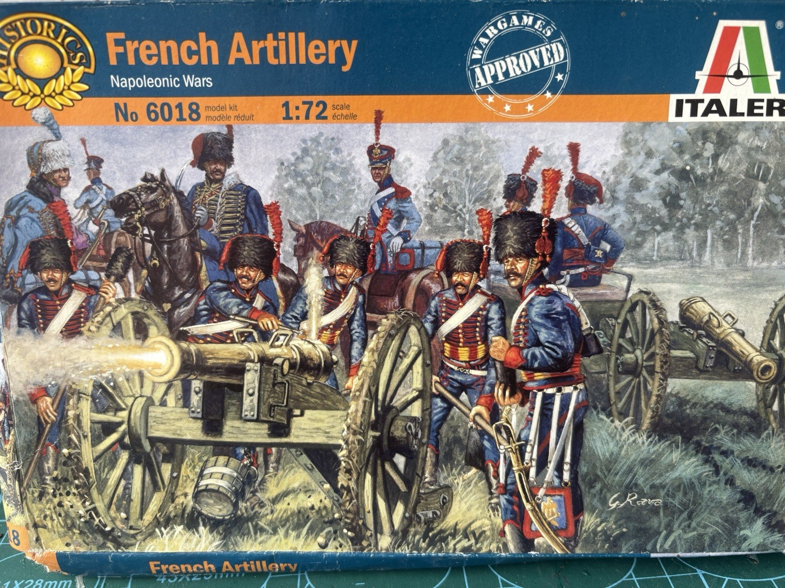 Italeri 1/72 Figures - French Line/Guard Artillery - 6018