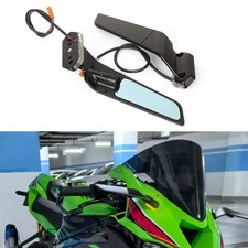 For Kawasaki Ninja 636 ZX-6R ZX6R 2019-2025 Rearview Mirrors with LED Light