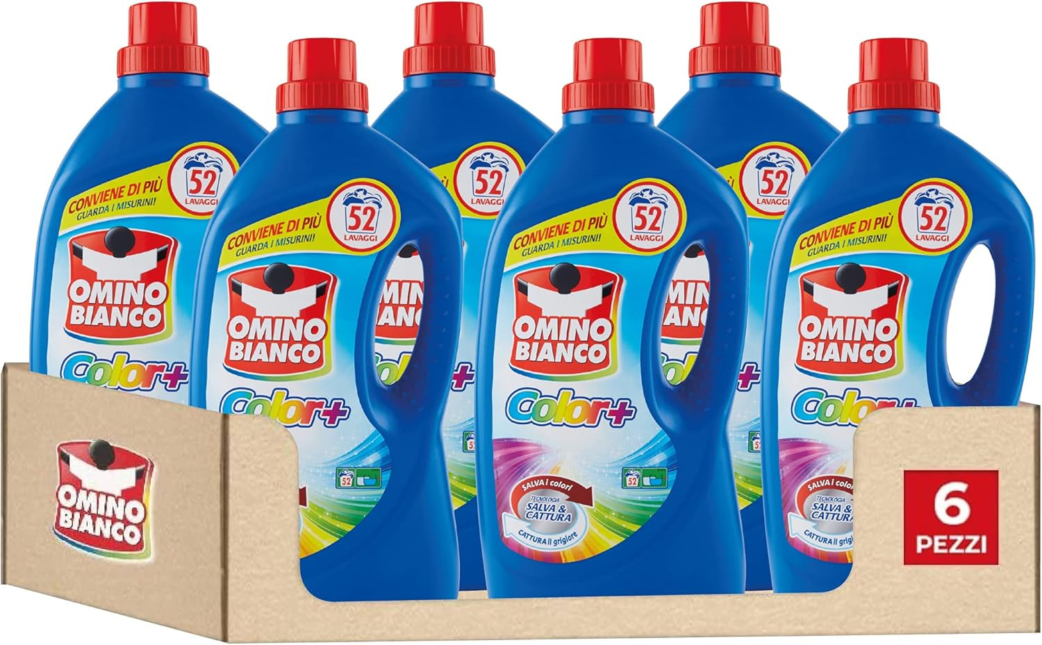 Omino Bianco Color+ 312 Lavaggi | Protezione Totale Colori