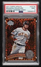 2011 Update Rookie Debut Cognac Diamond Anniversary Brandon Crawford PSA 9 06bg