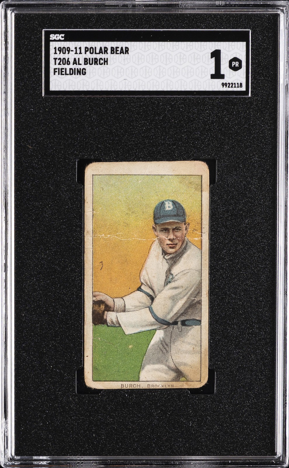 1909-11 POLAR BEAR FIELDING #T206 AL BURCH SGC 1