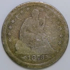 1873-P Seated Liberty Quarter  w/ Arrows k417