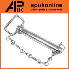 Hitch Pin 25mm with Chain & Linch Lynch Pin for Massey Ferguson Fordson Tractor