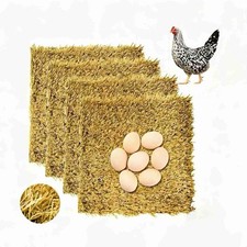 Chicken Nesting Box Pads 4 Pack 12x12 Inch - Waterproof Washable Hen Nesting ...