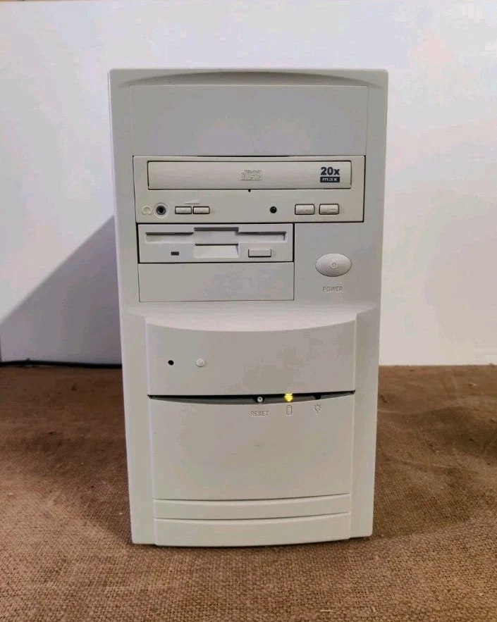 Computer Vintage AT motherboard CPU Intel Pentium MMX - HDD Fujitsu 2.1Gb RAM✅ - Bild 4 von 4