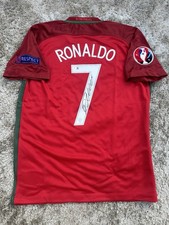 Cristiano Ronaldo signed Portugal euro winners 2016 jersey, Beckett COA