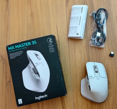 Logitech MX Master 3S Kabellos Maus Bolt - Weiss