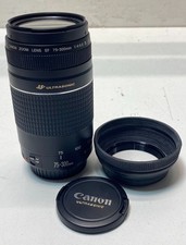 Canon EF 75-300mm 1:4-5.6 III USM Zoom Camera Lens